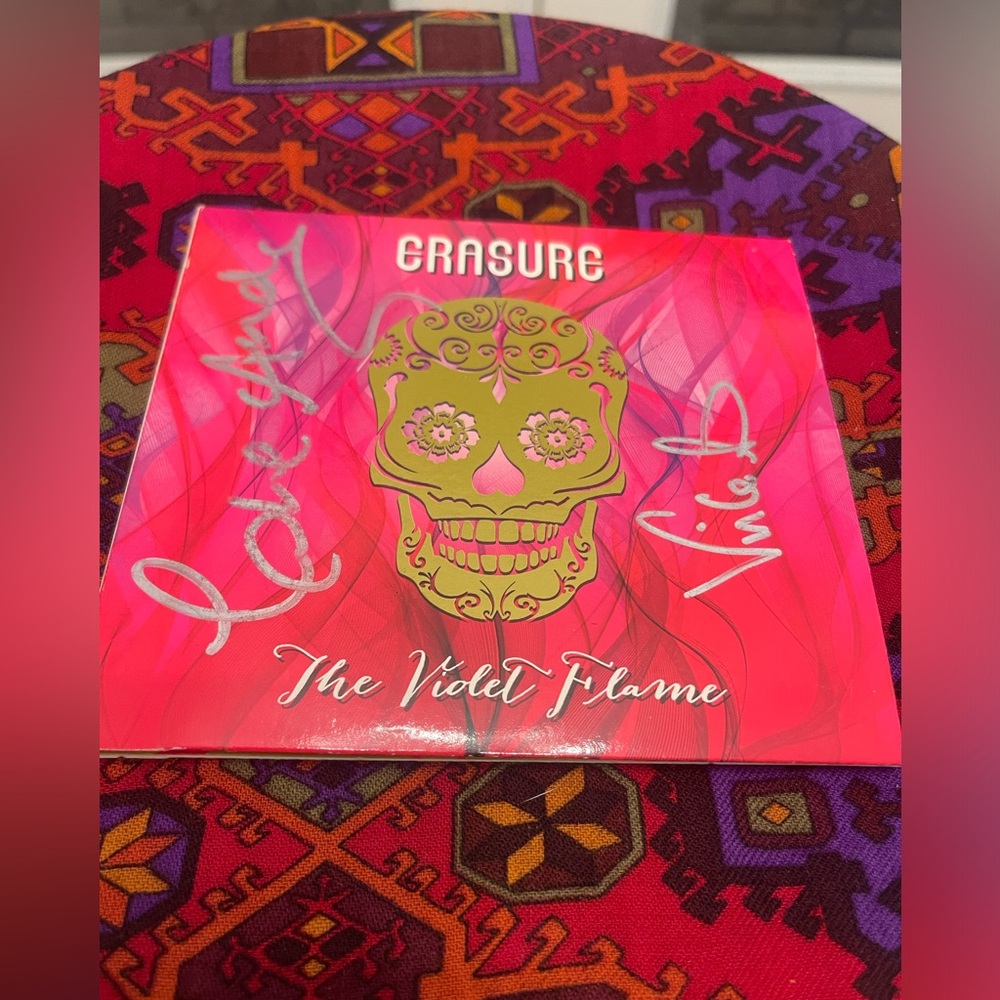 Mint autographed Erasure CD